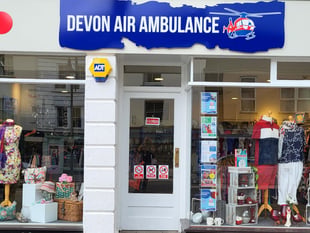 Devon Air Ambulance shop flies to new location in town