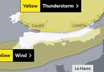 Yellow Warning of thunderstorms across Devon