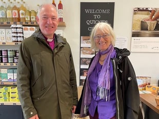 Blessed Cheesemakers: Bishop of Exeter chose Devon farm for final visit
