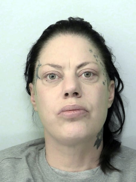 JAILED: Kelly Sorenson.Picture: Police (7-8-23)A DOGNAPPER has been jailed for using a fake gun to seize back a pet which she claimed to own. Kelly Sorensen burst into a house in Bideford with two men and used the butt of the 9 millimetre starting pistol to club victim Martyn Oliver before firing it at his head at almost point blank range.