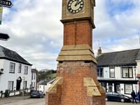 Clock tower was in poor state of repair