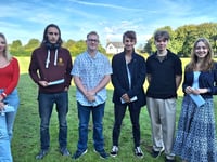 Shebbear students celebrate A-levels