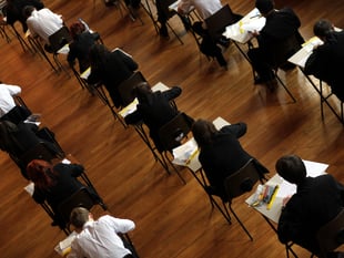Tumbling number of high performing GCSE students in Devon