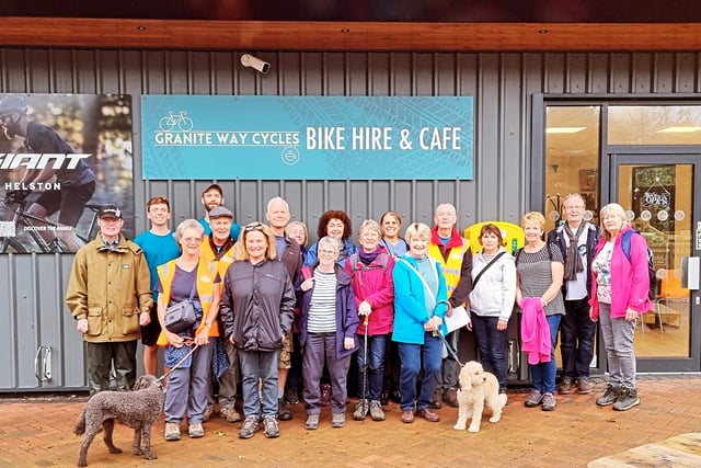 Wellbeing walks Okehampton leads walk for Youth Hostel Association 