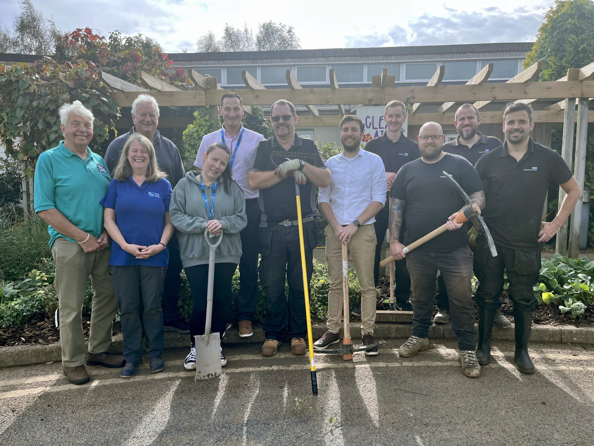 Hospital gardens get a makeover