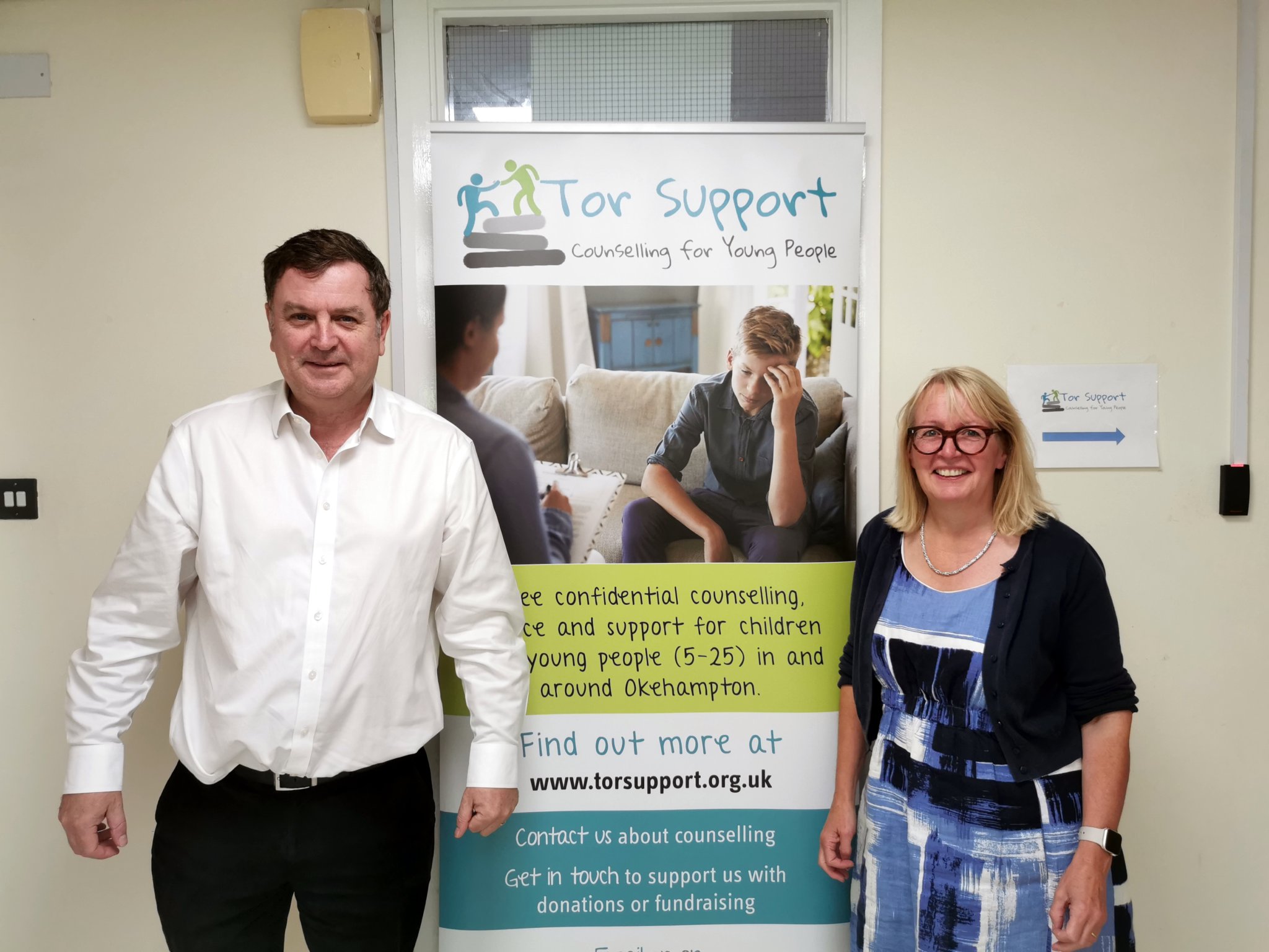 MP Mel Stride offers support to local counselling service