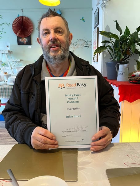 Congratulations to Brian Brock who has earned his Stage 3 ReadEasy certificate.