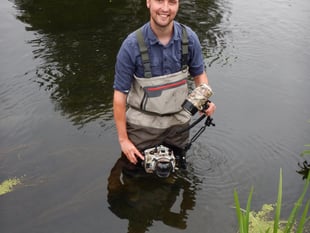 Filmmaker spots invasive crayfish species in Roadford Reservoir
