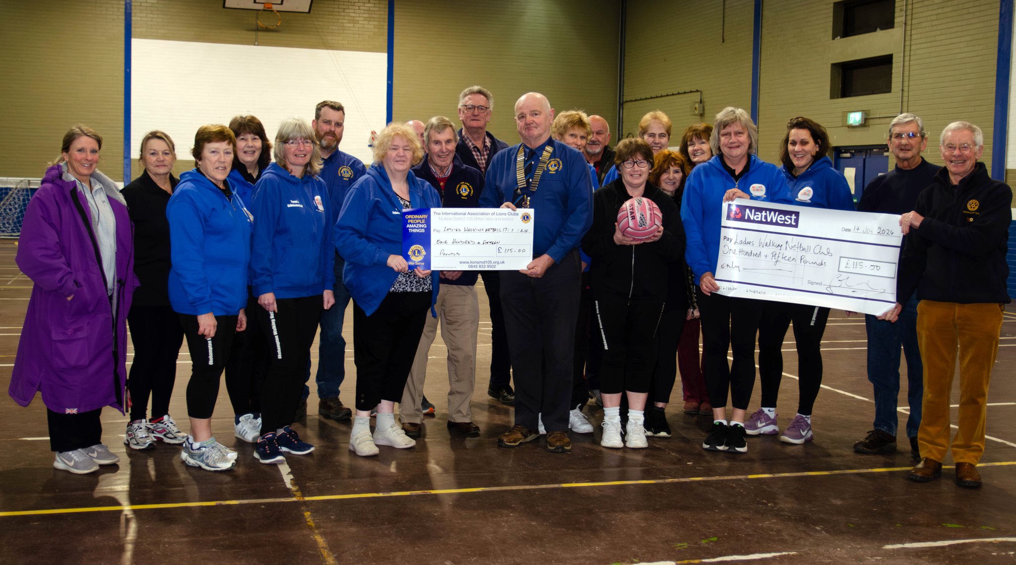 Support for walking netballers