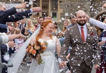 Couple held both ceremony and reception in a Devon Anglican Church
