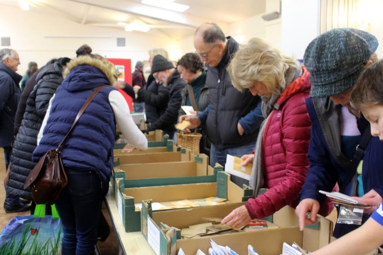 At a previous Sustainable Crediton Seed Share event.