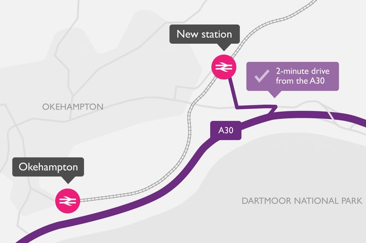 The location of the proposed new station.
