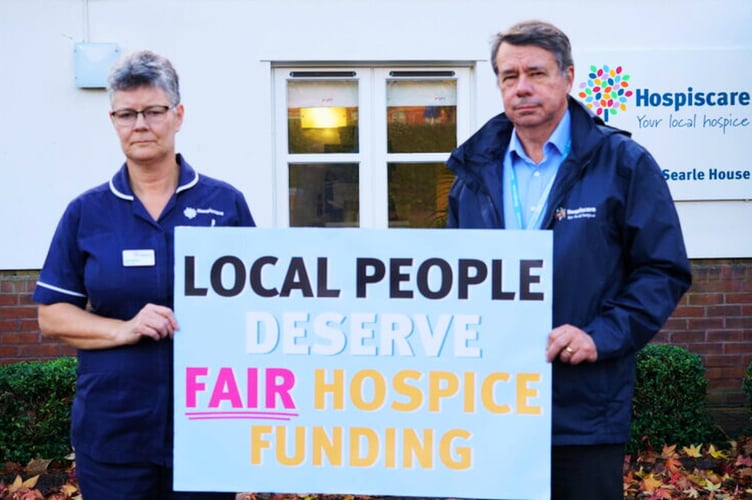 Hospiscare fair funding.