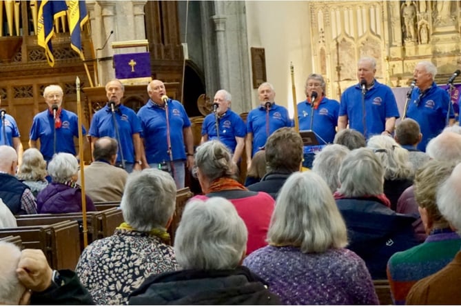 Mariners Away performing in All Saints Church