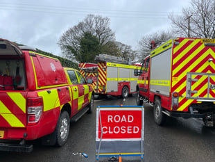 Horsebox incident closes A3072 near Copplestone
