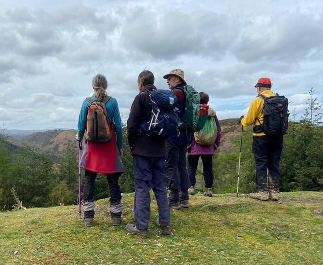 Okehampton ramblers explore Iron Age forts