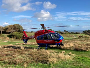 Devon Air Ambulance's 201st community landing site now operational 
