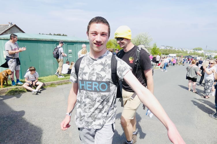 Damien was one of the first youngsters to complete the new Jubilee Challenge, part of the Ten Tors event.