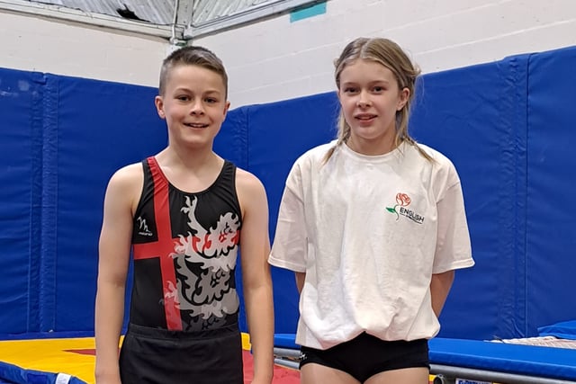 Young gymnasts train for England squad
