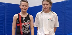 Young gymnasts train for England squad