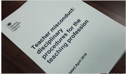 Groping teacher banned from classroom