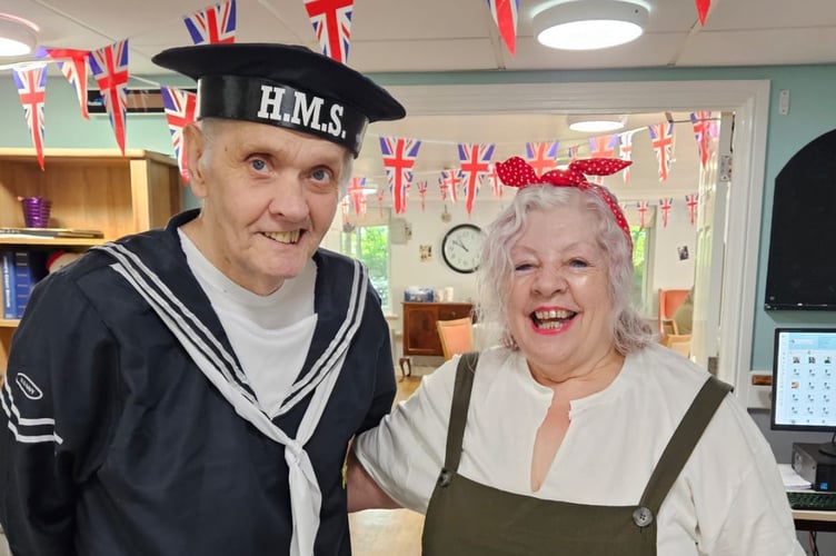 Hatherleigh Nursing Home celebrated D-Day with a vintage party