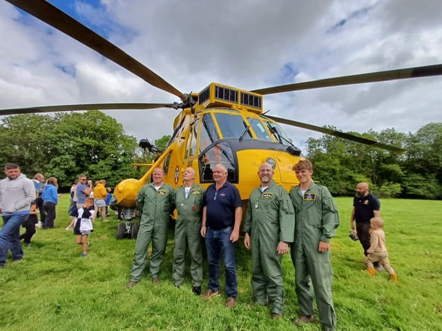 Lifton remembered D-Day 80 with a retired RAF air sea rescue helicopter visit last weekend.