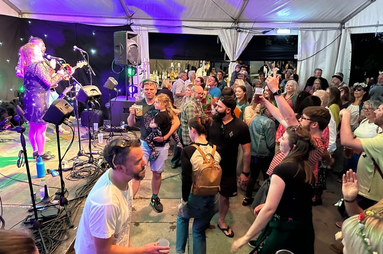 There is a great atmosphere at the festival