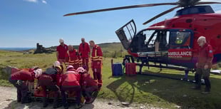 Climber rescued from quarry