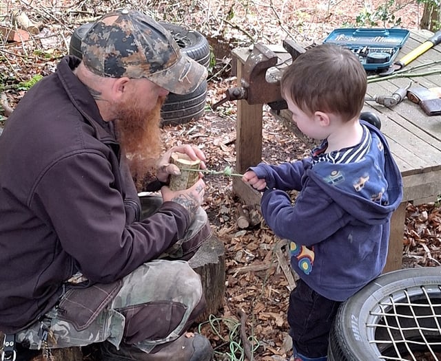 National Grid supports Who Let the Dads Out forest experience