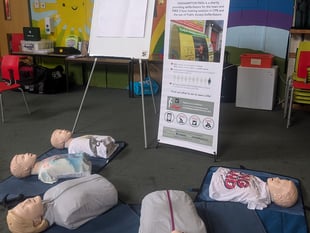 Oke PADs gives school children life-saving first aid training