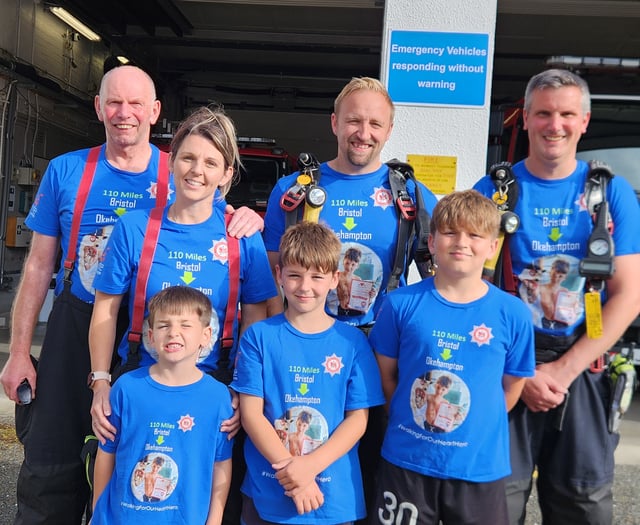 Firefighter to walk 110 miles for heart hero