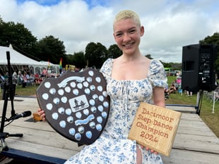 Fourth time win for Alice at the Dartmoor Folk Festival

