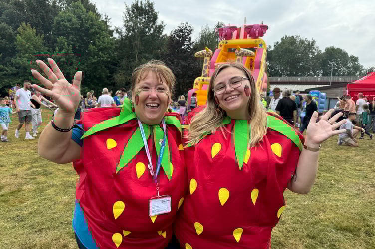 Hospiscare helpers at the Fire Service Open Day.  AQ 2005