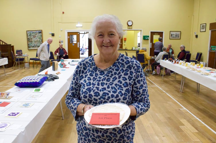 Penelope Goff with her winning shortbread