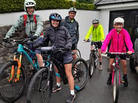 Girl's 100-mile ride for pal with cancer