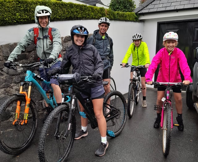 Girl's 100-mile ride for pal with cancer