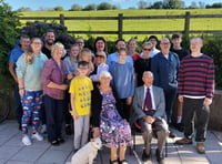 Okehampton couple enjoy 65th wedding anniversary party