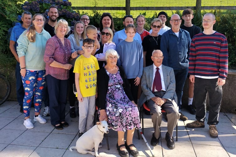 Lifelong Okehampton couple John and Vera Bray celebrated their 65th wedding anniversary recently surrounded by family and friends.