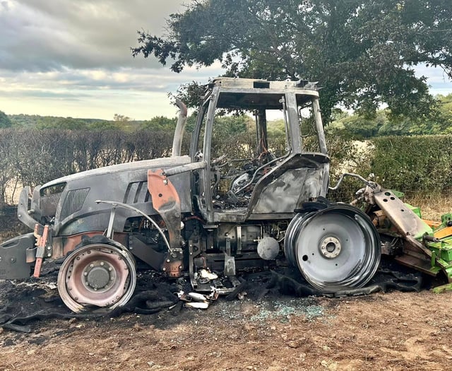Spate of West Devon tractor fires prompts fire service advice