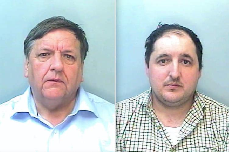 Roger Bryant, left and James Bryant, right.