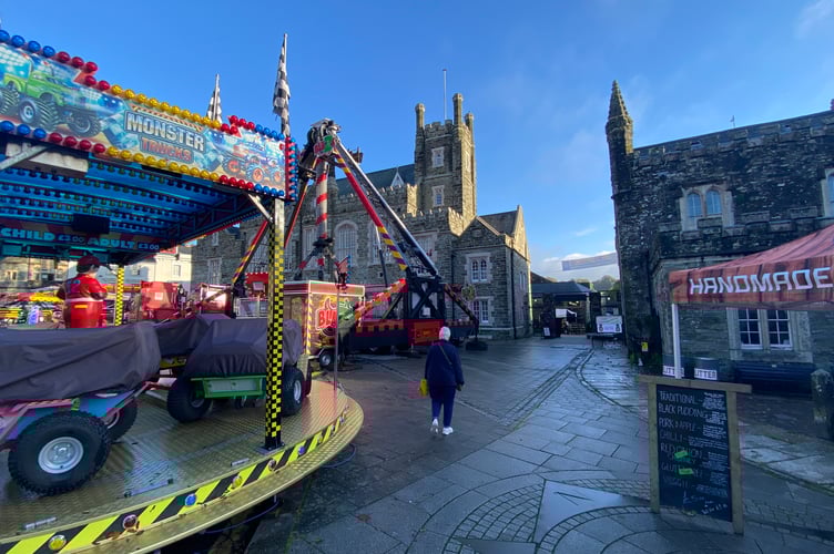 Tavistock Goose Fair and the children's favourite - the fun fair .
