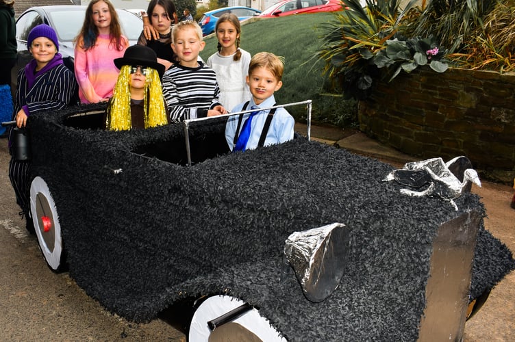 A Hatherleigh carnival float