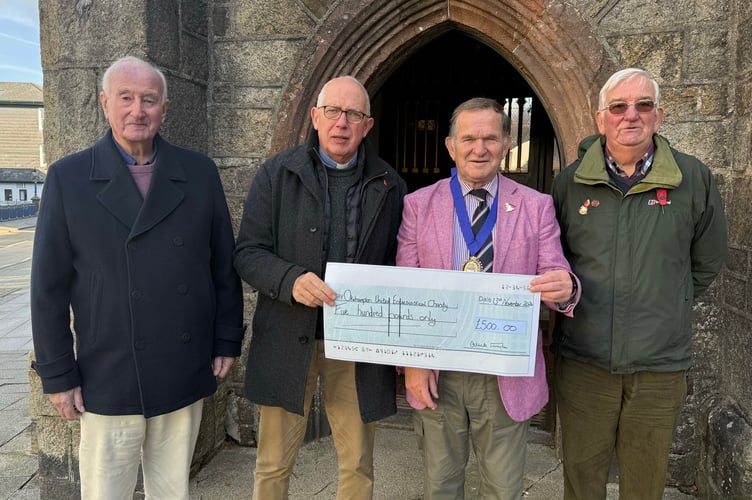 £500 grant to St James Chapel Okehampton