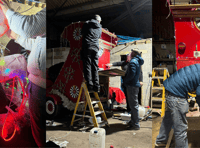 Santa's sleigh underway despite rodent damage
