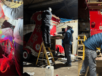 Santa's sleigh underway despite rodent damage