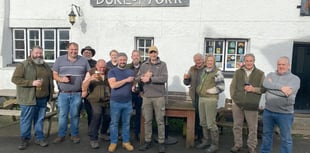 Hatherleigh Shooting Club compete for the cup
