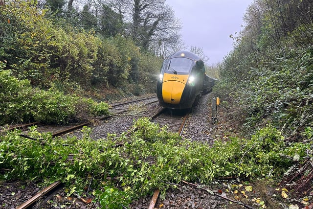 Train services from Okehampton Station reduced due to flood
