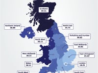 Accident death rate 17% above average in South West