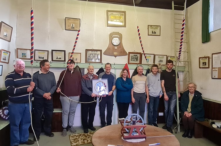 The North Tawton Church bell ringers